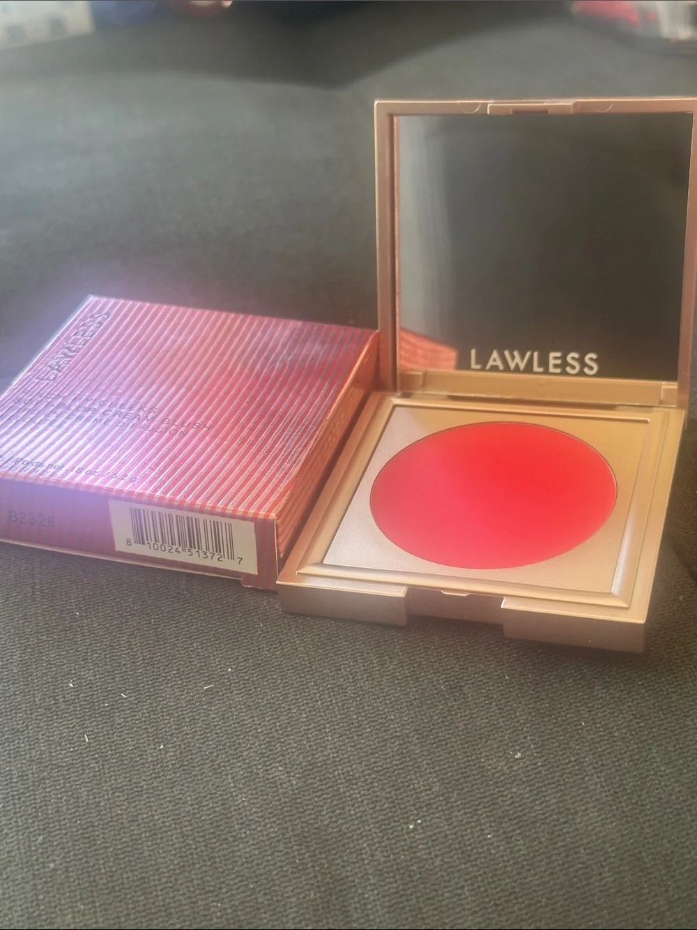 NIB LAWLESS Pinch My Cheeks Soft-Blur Cream Blush in “Cherry Pie”
